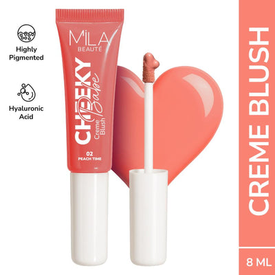 Mila Beaute Cheeky Babe Cream Blush - Peach Time