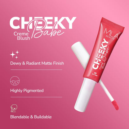 Mila Beaute Cheeky Babe Cream Blush - So Pink