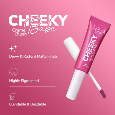 Mila Beaute Cheeky Babe Cream Blush - Lover Pink