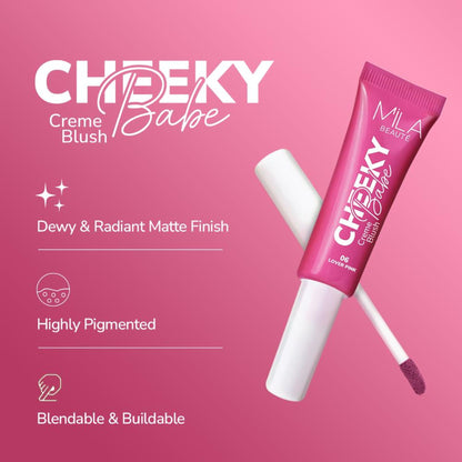 Mila Beaute Cheeky Babe Cream Blush - Lover Pink