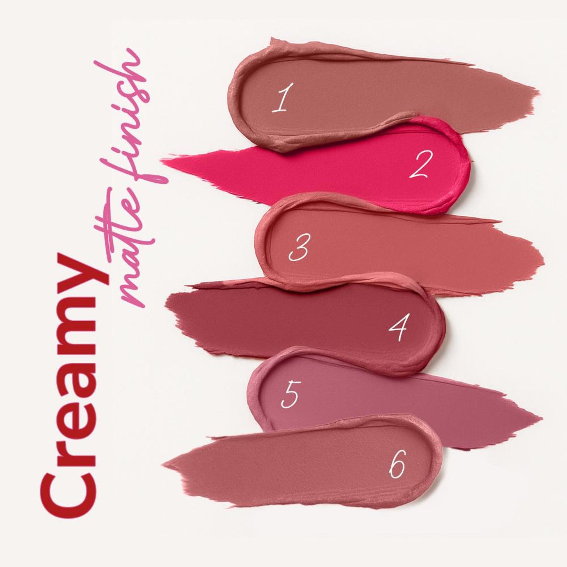 Mila Beaute Go Girl Lip Palette With Hyaluronic Acid & Pomegranate Extract - Pinks And Berries