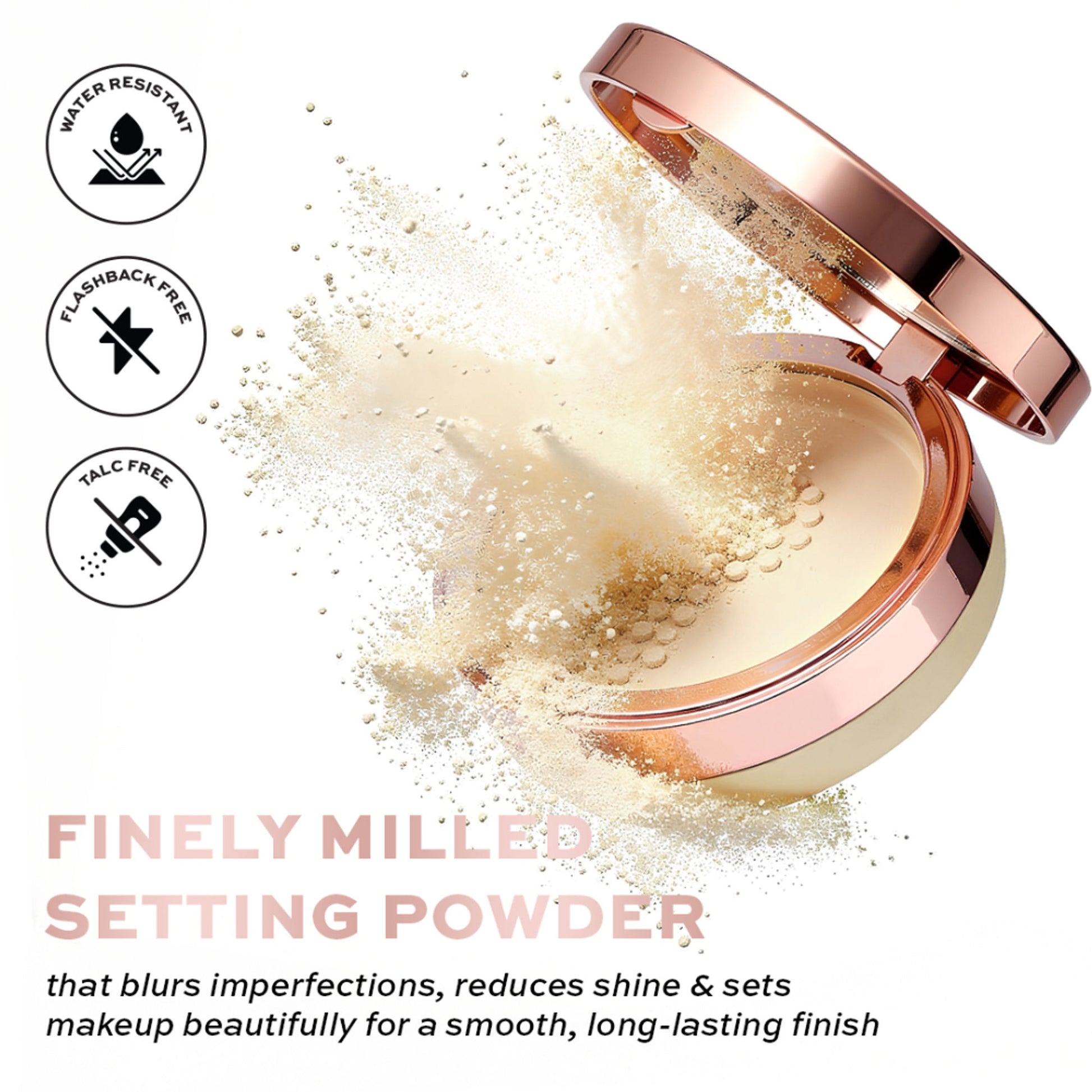 Makeup Revolution Conceal & Fix Setting Powder - Light Yellow