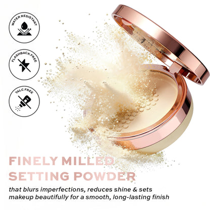 Makeup Revolution Conceal & Fix Setting Powder - Light Yellow
