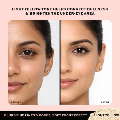 Makeup Revolution Conceal & Fix Setting Powder - Light Yellow