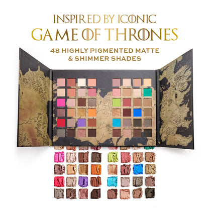 Makeup Revolution X Game Of Thrones Westeros Map Palette