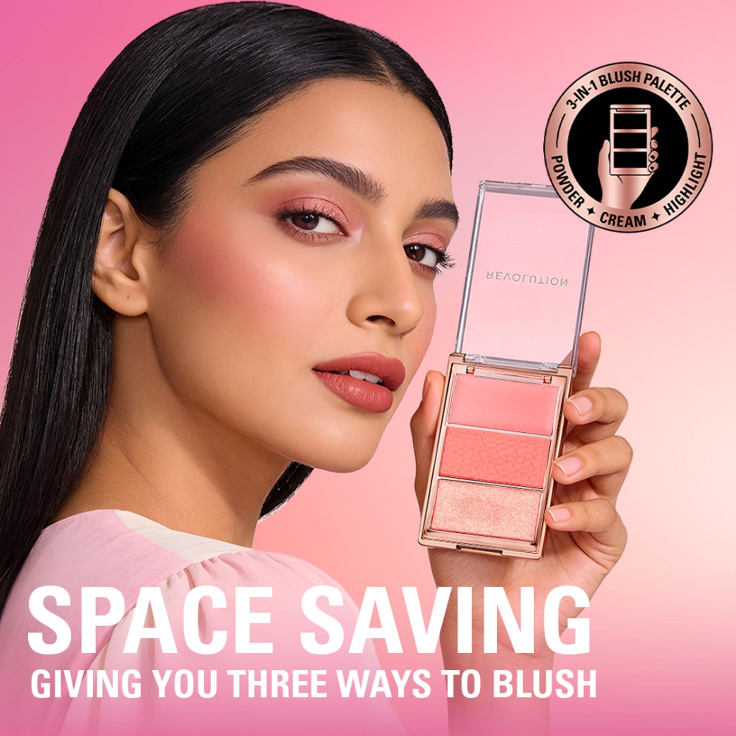 Makeup Revolution Blush Icon Palette - Authentic Peach