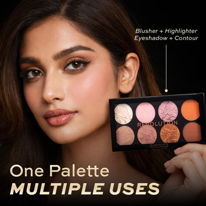 Makeup Revolution Ultra Blush and Contour Palette - Golden Sugar