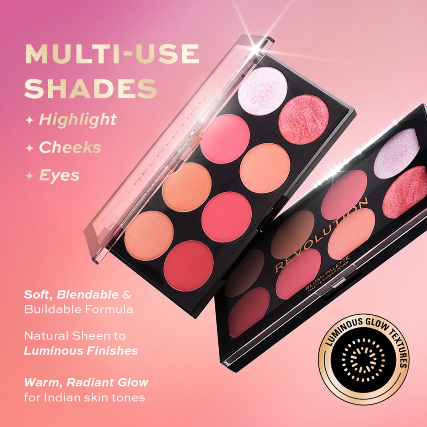 Makeup Revolution Ultra Blush and Contour Palette - Sugar And Spice
