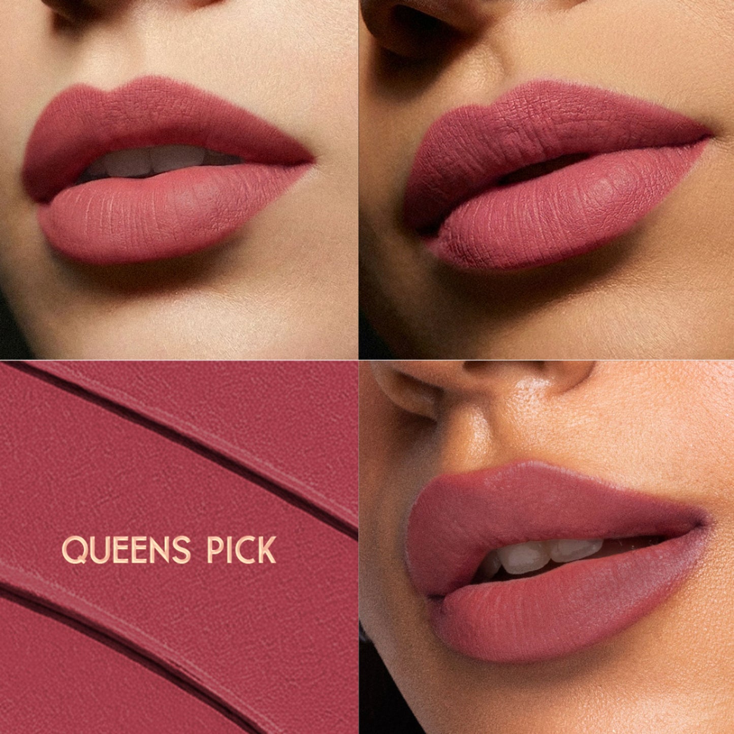 Nykaa Cosmetics X Bridgerton Creamy Matte Longwear Lipstick - Queens Pick