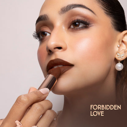 Nykaa Cosmetics X Bridgerton Creamy Matte Longwear Lipstick - Forbidden Love