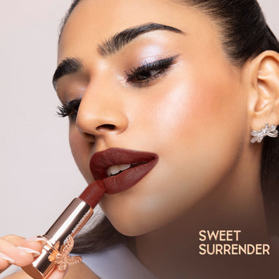 Nykaa Cosmetics X Bridgerton Creamy Matte Longwear Lipstick - Sweet Surrender