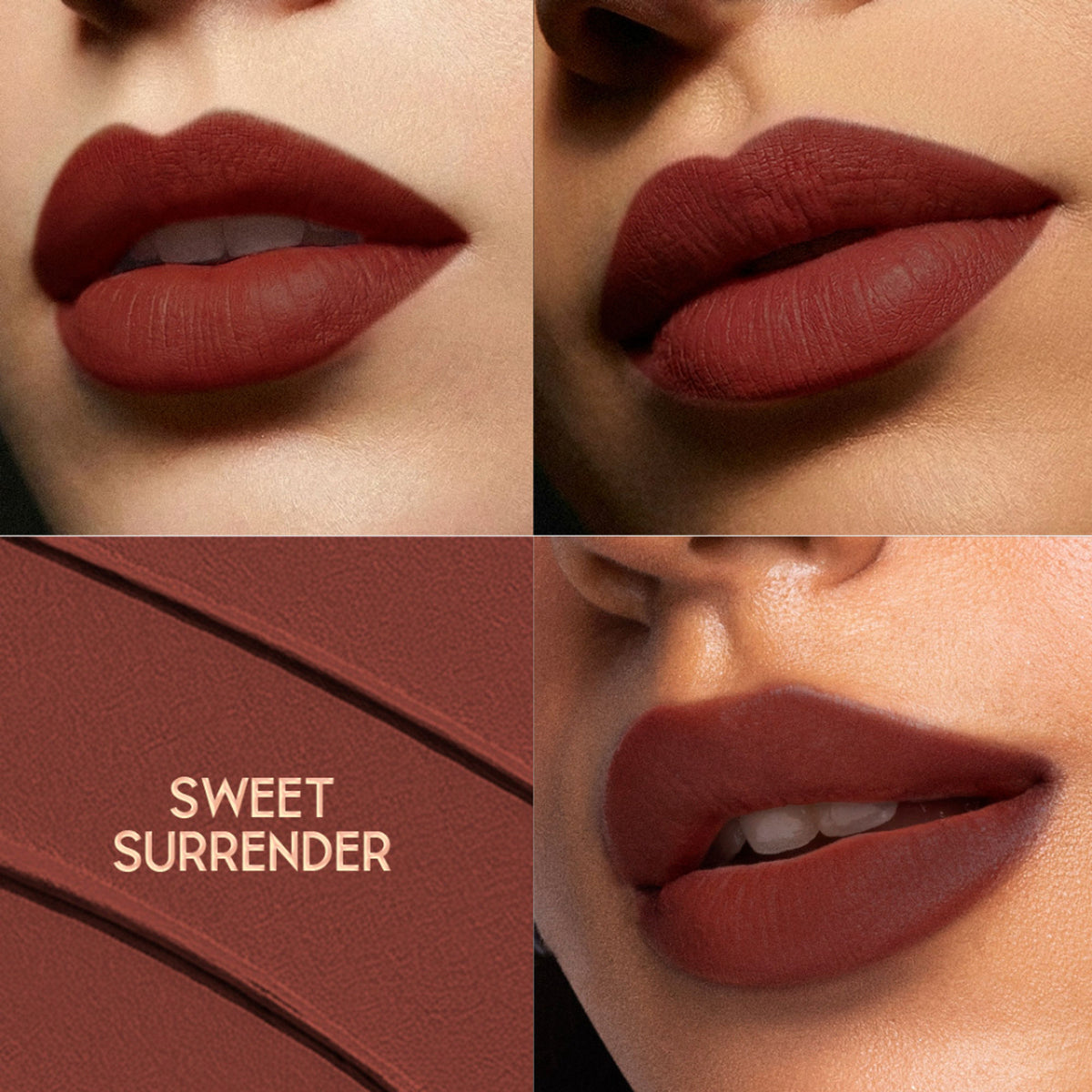 Nykaa Cosmetics Bridgerton Creamy Matte Longwear Lipstick in Sweet Surrender, showing the elegant lipstick tube and product packaging.