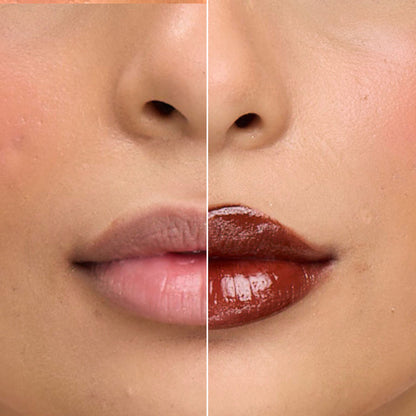 The Skin Diet Company Lip Barrier Tint To Hydrate & Plump Dry, Pigmented Lips - Deep Brew