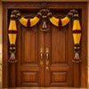 Orange Hanging Artificial Flower Toran for Main Door Entrance, Reusable Thoran for Pooja Mandir, Living Room & Home Décor, Bandarwal for Festival Decoration (42x25 inch)