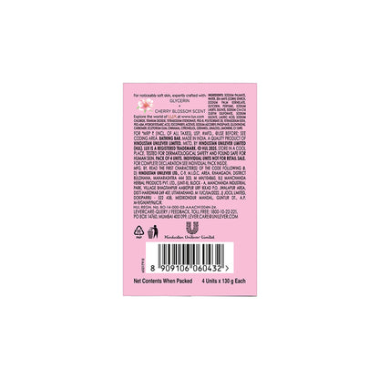 Lux International Bouncy & Bright Bathing Soap With Glutathione & Glycerin - Pack Of 4