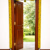 Yellow Hanging Artificial Flower Toran for Main Door Entrance, Reusable Thoran for Pooja Mandir, Living Room & Home Décor, Bandarwal for Festival Decoration (56x82 inch)