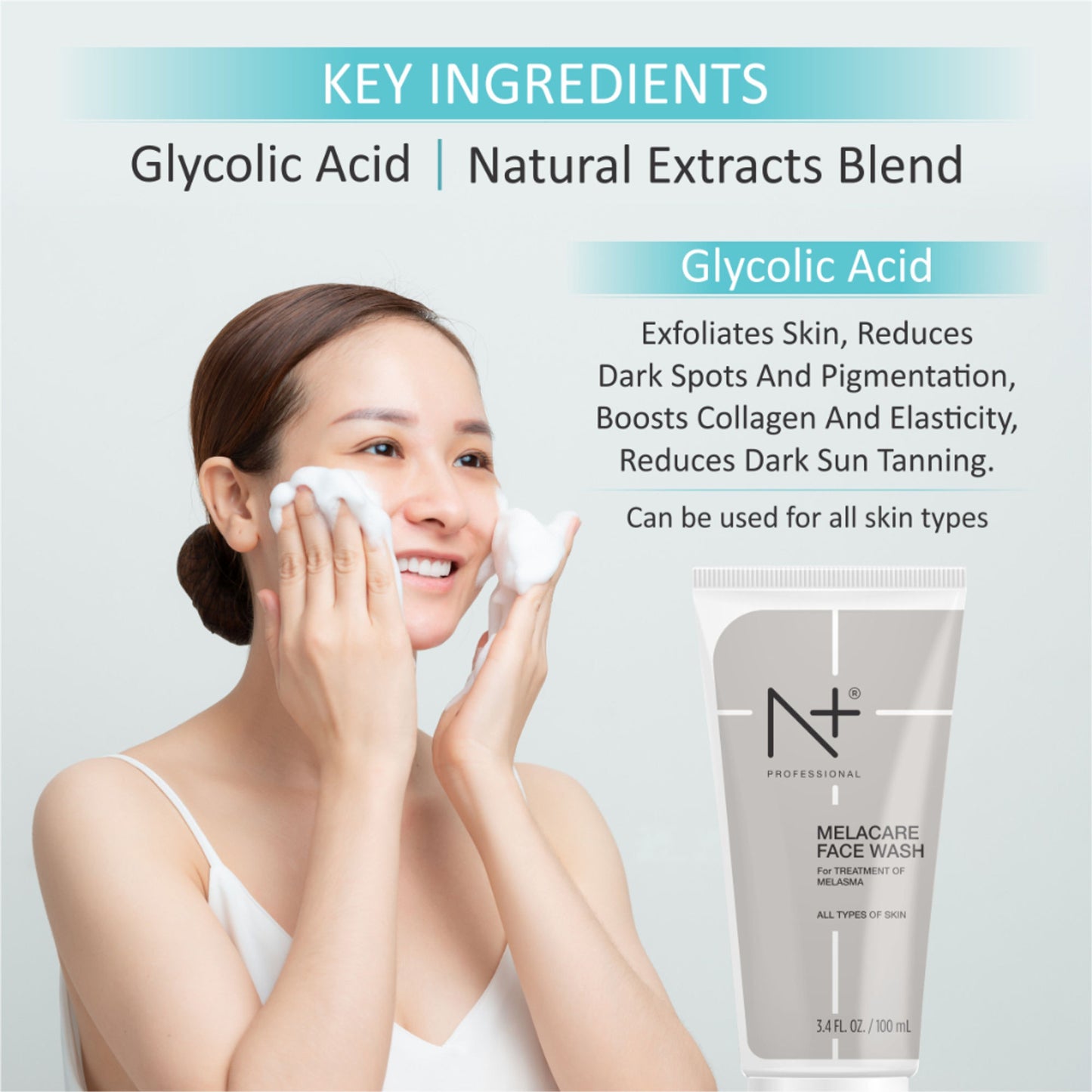 N PLUS PROFESSIONAL Melacare Face Wash