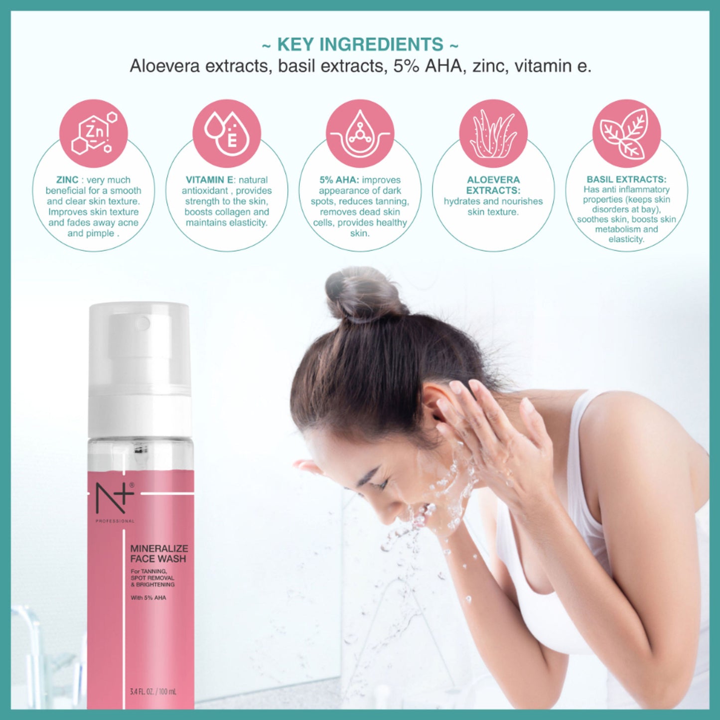 N PLUS PROFESSIONAL Mineralize Face Wash