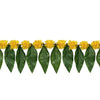 Toran for Main Door Entrance, Handmade Green Mango Leaf Toran, Traditional Bandarwal for Festival, Pooja, Wedding & Home Decor, Artificial Leaf Door Hanging (42 x 7 Inches)