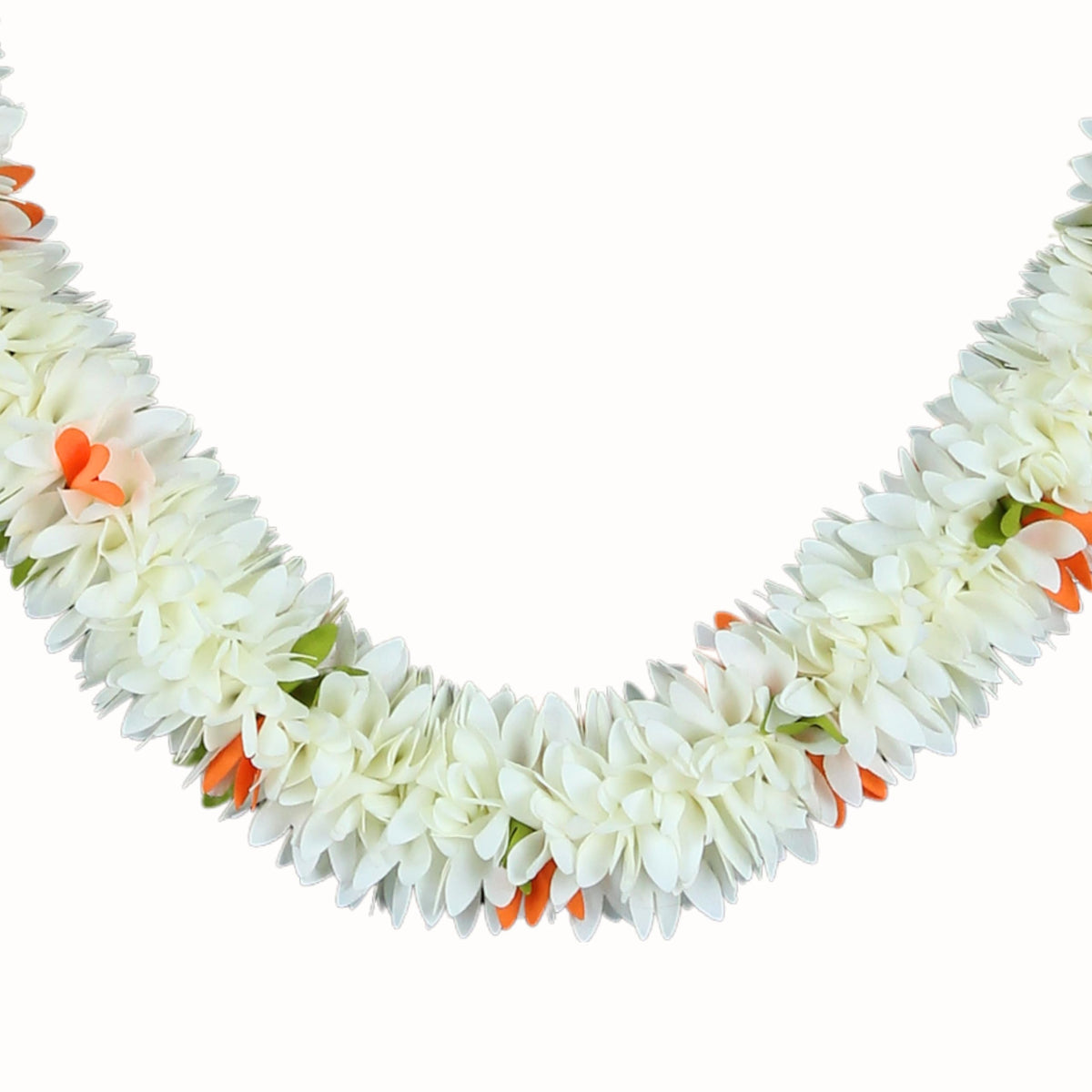 Garland for Photo Frame, Artificial Garland for Decoration,God Idol, Festivals, Home Decor, Varalakshmi, Diwali,Ugadi, Sankranti,Diwali Navaratri & Wedding (White)
