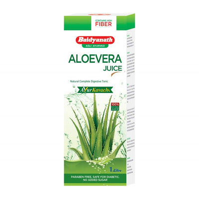 Baidyanath Aloe Vera Juice 1 Litre | Value Pack Aloe Vera Juice for Daily Wellness