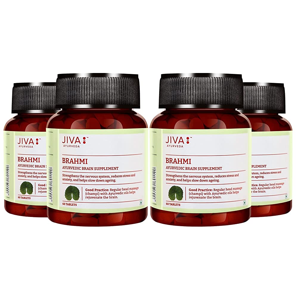 Jiva Ayurveda Brahmi Tablets - Indyancart