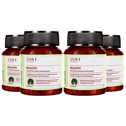 Jiva Ayurveda Brahmi Tablets - Indyancart