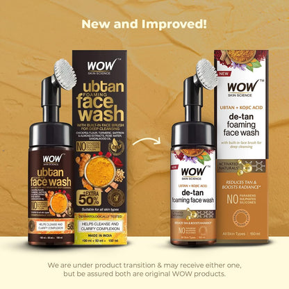 Wow Skin Science Ubtan Foaming Face Wash