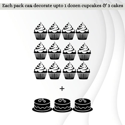 Confect White | Sprinkles Bottle for Decoration Bottle