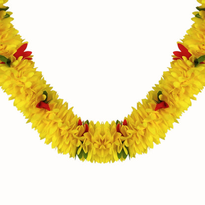 Garland for Photo Frame, Artificial Garland for Decoration,God Idol, Festivals, Home Decor, Varalakshmi, Diwali,Ugadi, Sankranti,Diwali Navaratri & Wedding (Yellow)