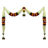 Toran for Main Door Entrance, Bandarwal for Festival, Pooja Mandir & Wedding, Handmade Traditional Flower Hanging for Home & Office Decor (White)