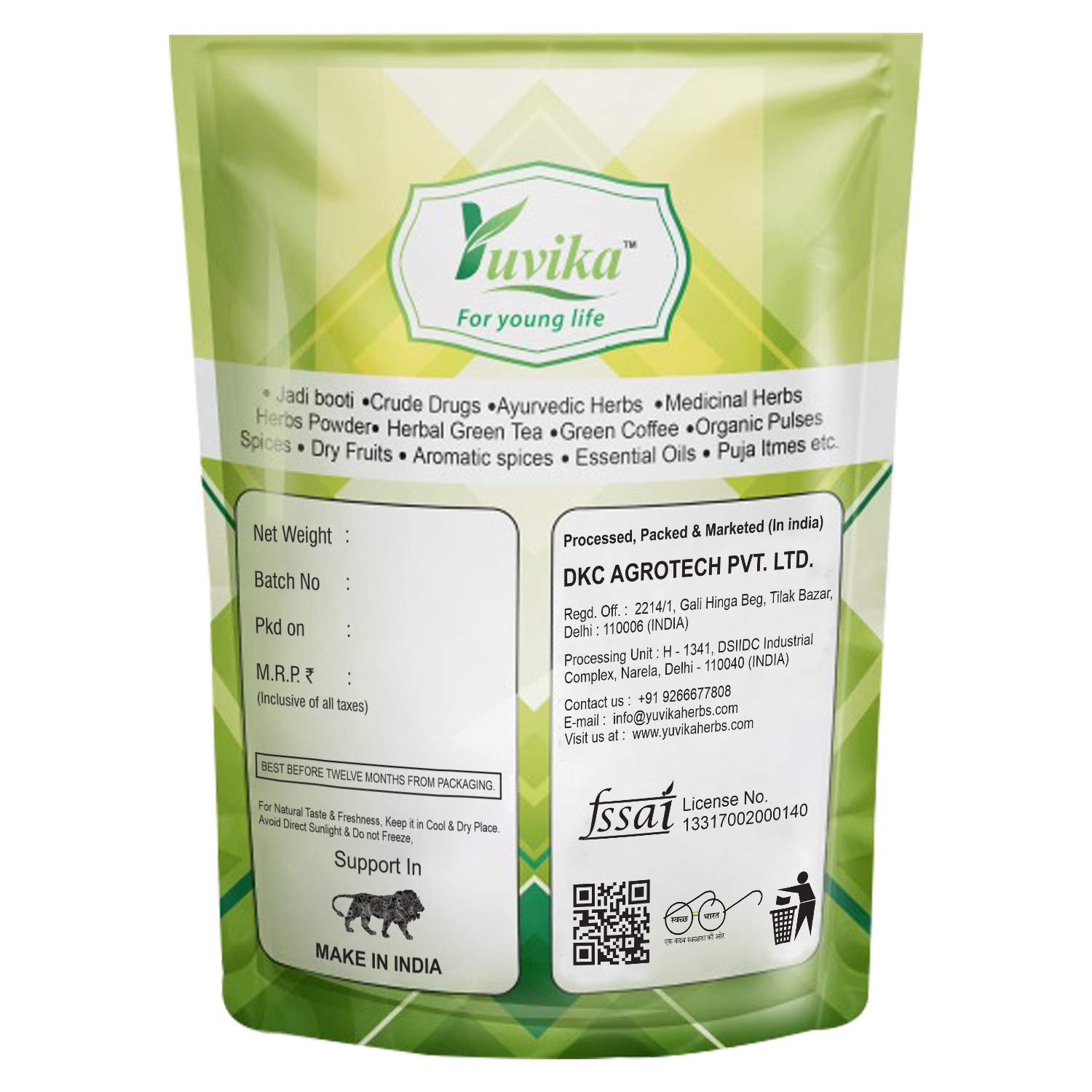 Yuvika Behman Safed Ayurvedic product featuring dried white Centaurea Behen Linn flowers for herbal use.