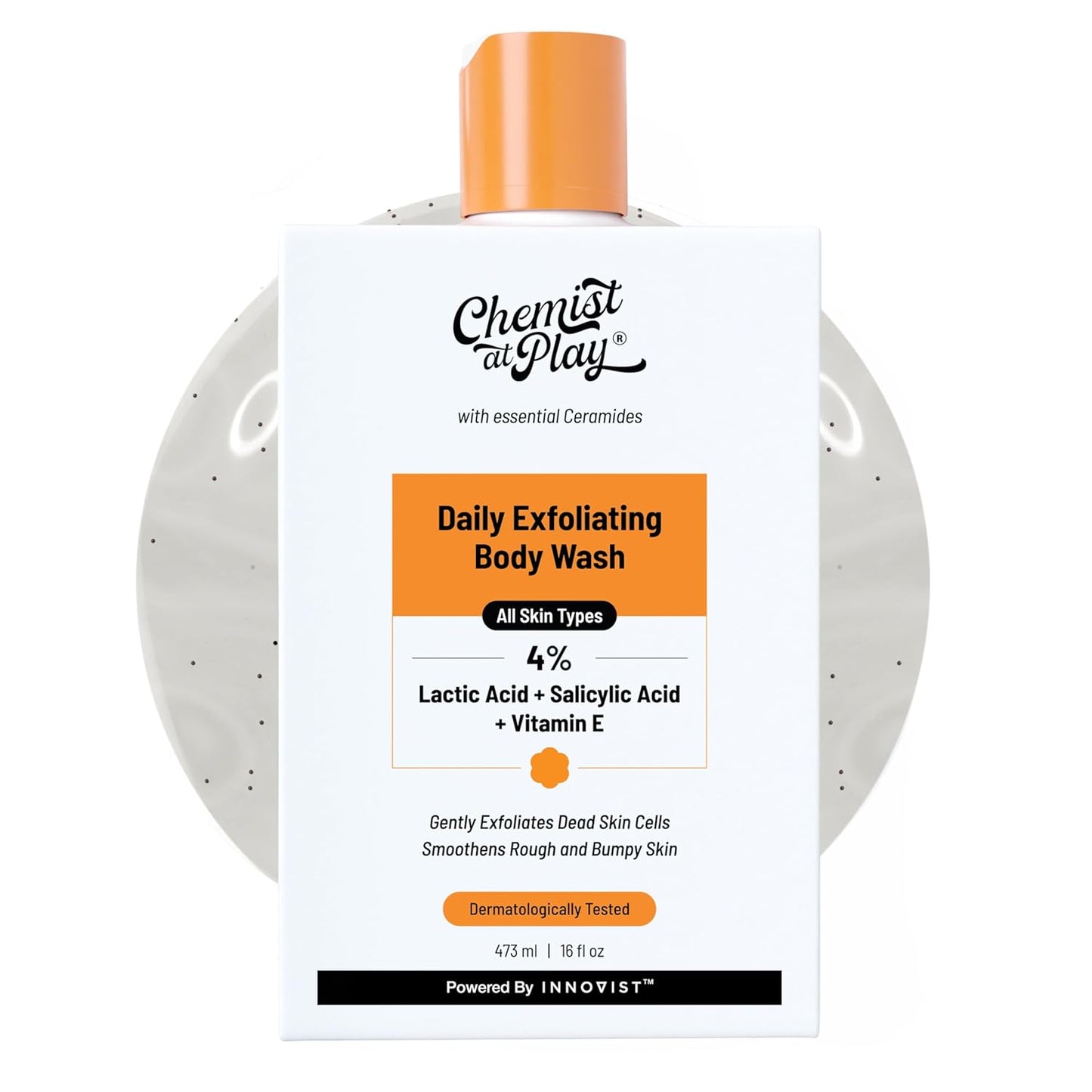 Chemist At Play Exfoliating Body Wash, 4% (Salicylic Acid, Vitamin E and Lactic Acid) - Indyancart