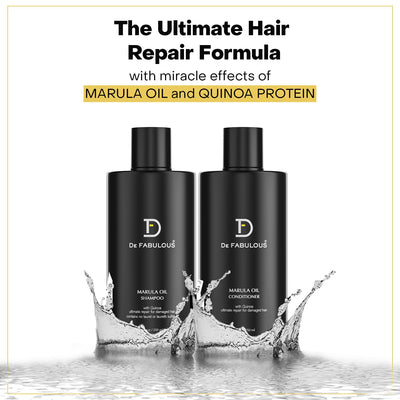 De Fabulous Marula Oil Shampoo + Conditioner Combo