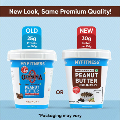 Myfitness High Protein Dark Chocolate Peanut Butter Crunchy