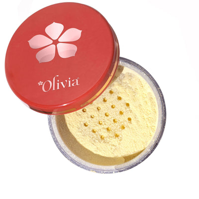 Olivia Skinsync Makeup Loose Powder – Shine Control & Smooth Matte Finish for All-Day Oil-Free Look - Sunset Yellow