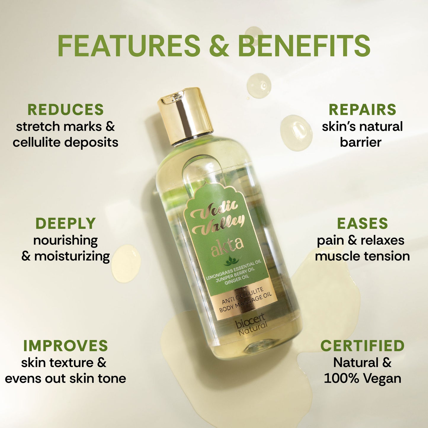 Vedic Valley Akta Anti-Cellulite Body Massage Oil