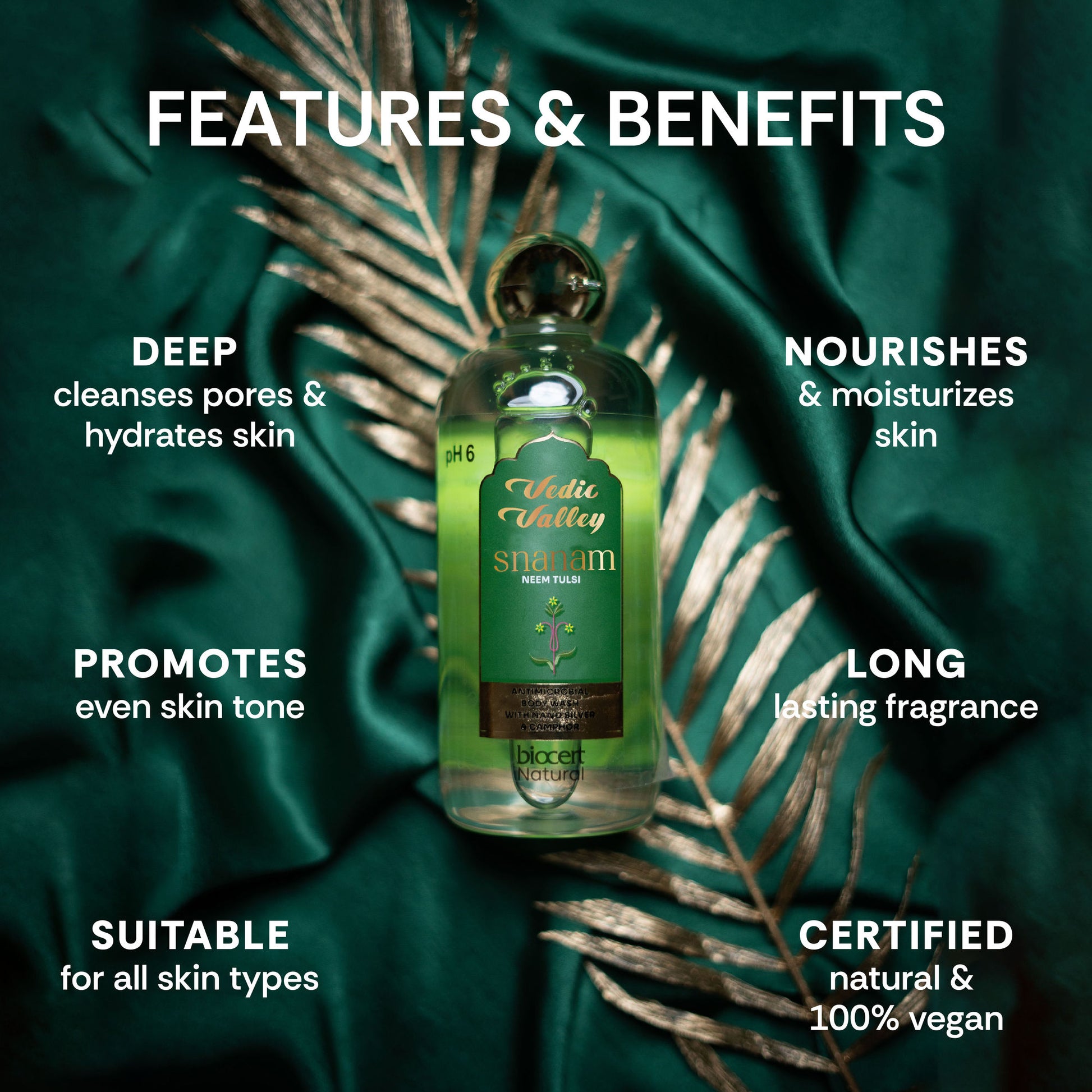 Vedic Valley Snanam Neem Tulsi Body Wash