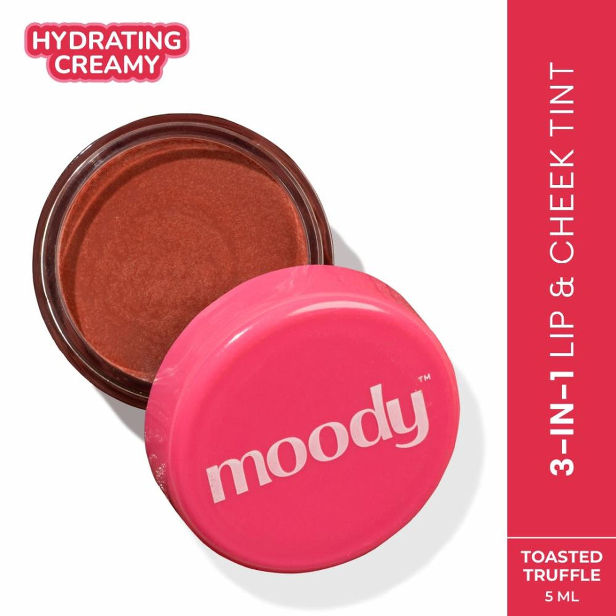Moody Plush 3-in-1 Lip, Cheek & Eye Tint - Bubblegum Burst