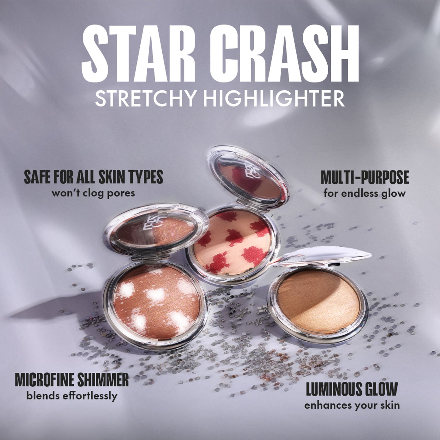 Focallure Star Crash Stretchy Highlighter - Gd02 Escape Into Hyperspace