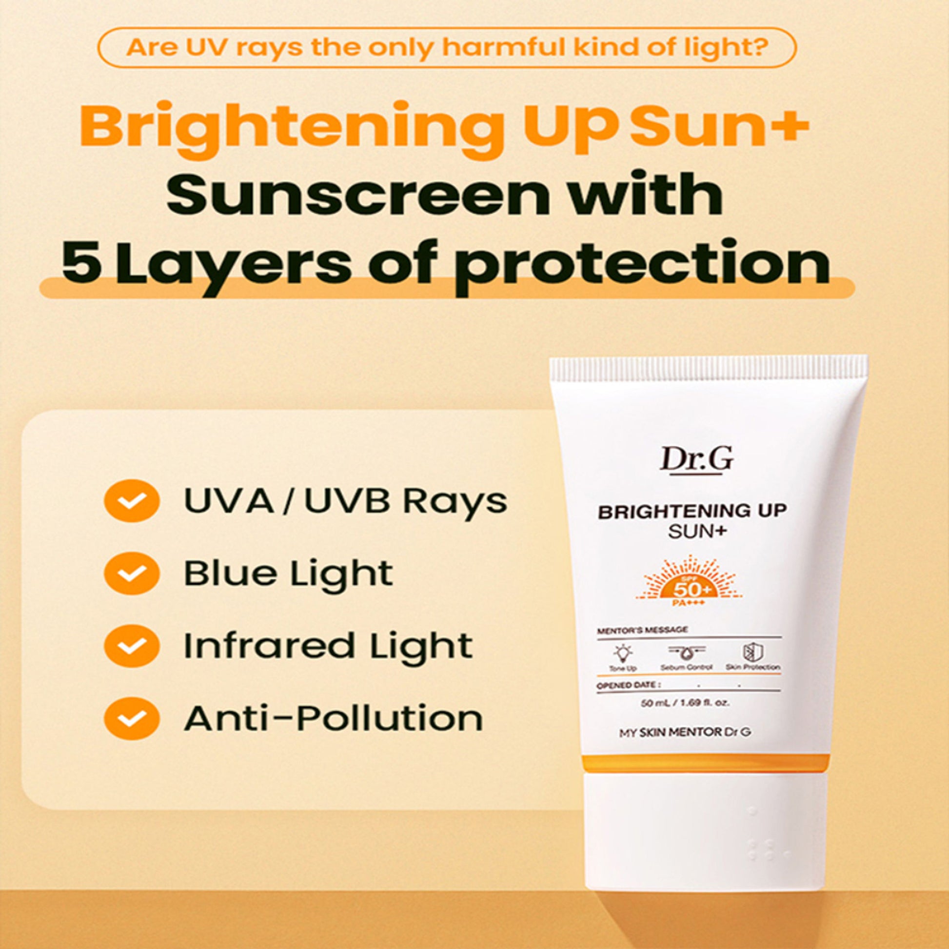 Dr. G Brightening Up Sun+ SPF 50+ PA+++