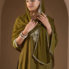 Dhiyona IE Floral Embroidered Kurta with Trousers & Dupatta