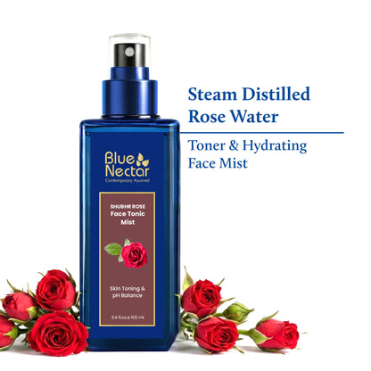 Blue Nectar Shubhr Steam Distilled Rose Toner Water & Face Tonic Mist