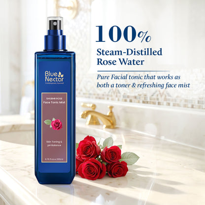 Blue Nectar Shubhr Steam Distilled Rose Toner Water & Face Tonic Mist