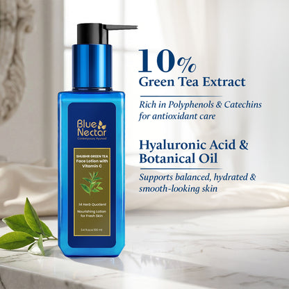 Blue Nectar Green Tea Face Moisturizer For Women & Men