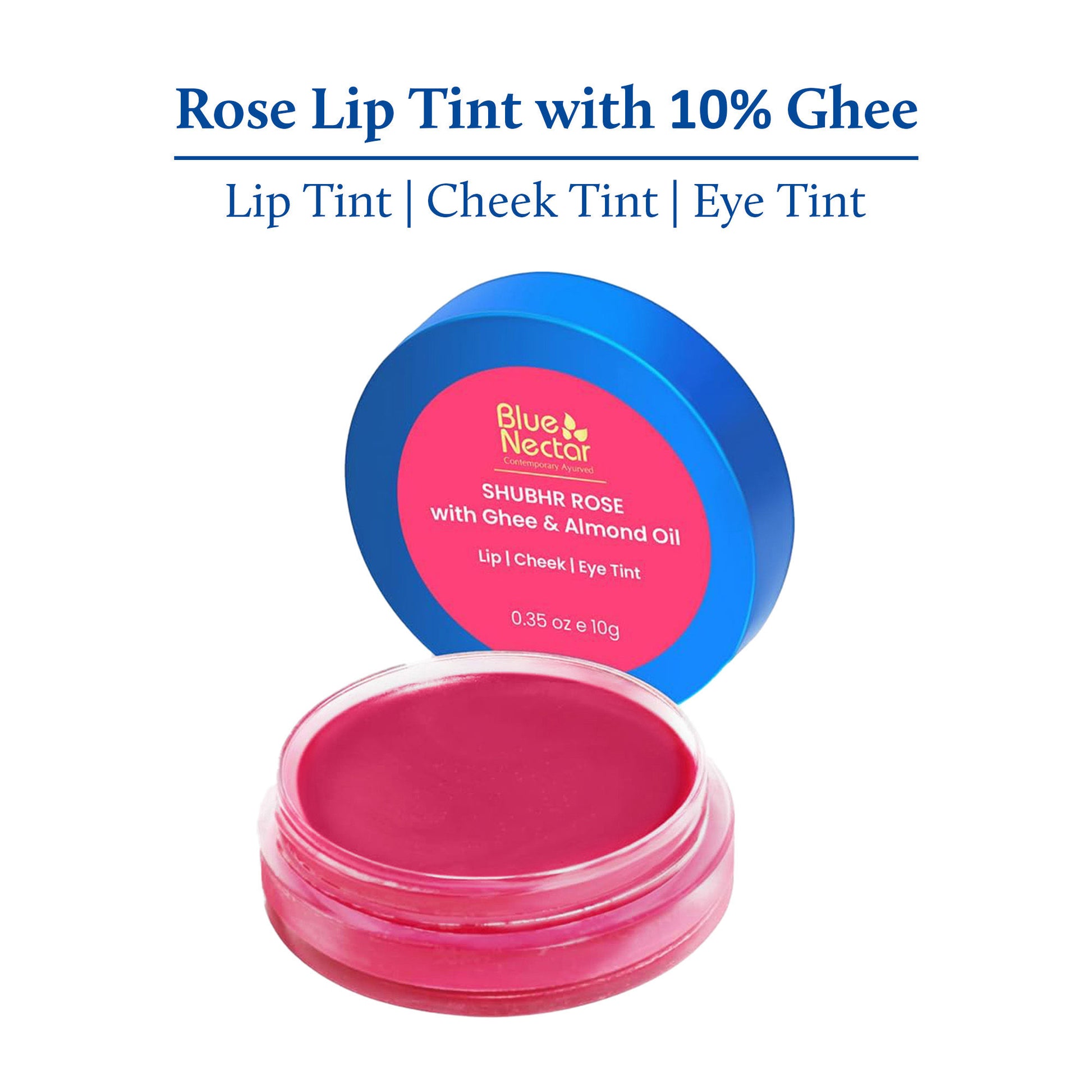 Blue Nectar Lip, Cheek & Eye Tint - Rose