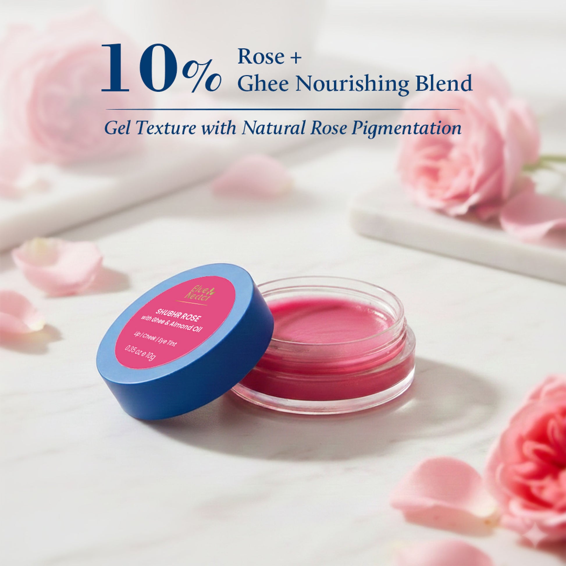 Blue Nectar Lip, Cheek & Eye Tint - Rose
