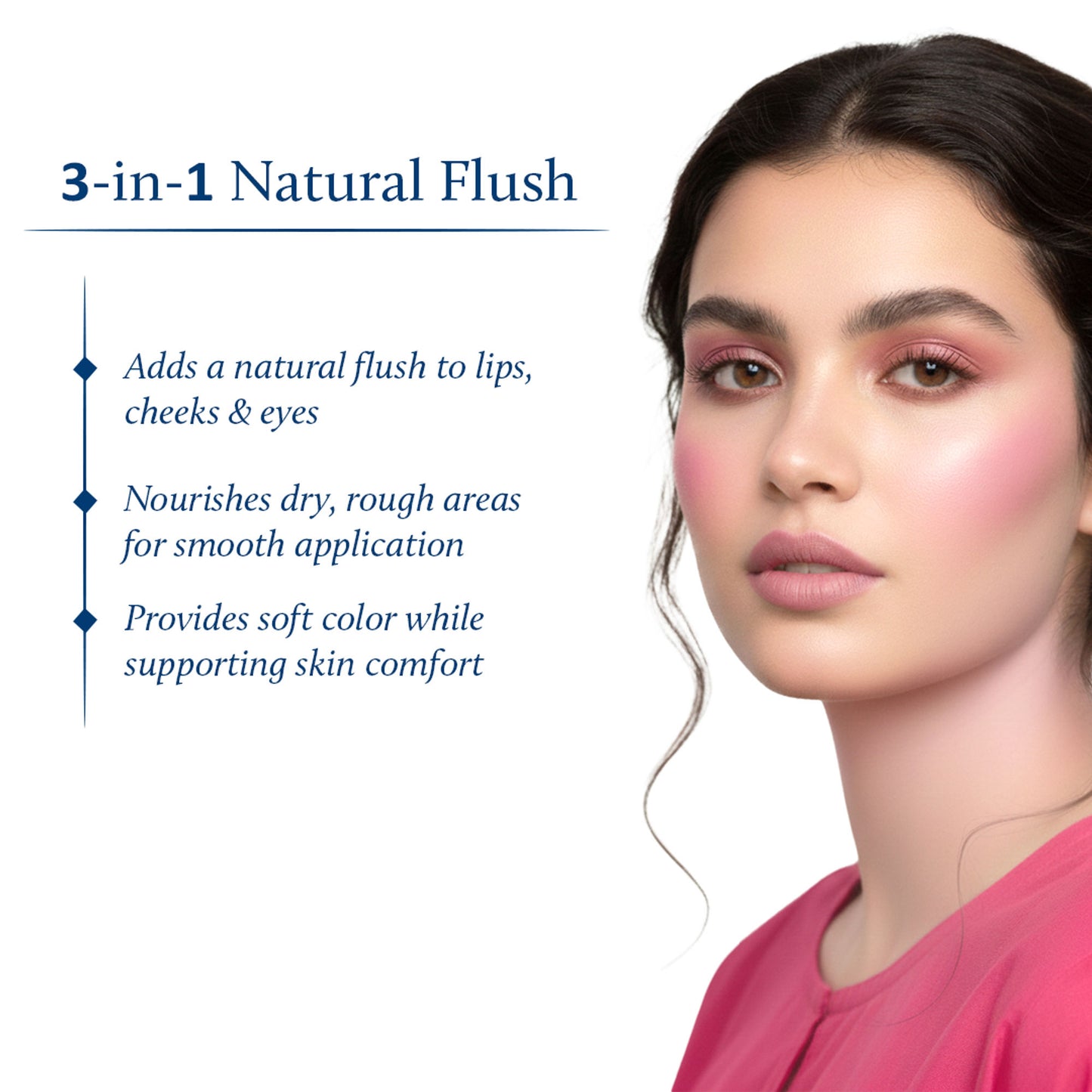 Blue Nectar Lip, Cheek & Eye Tint - Rose