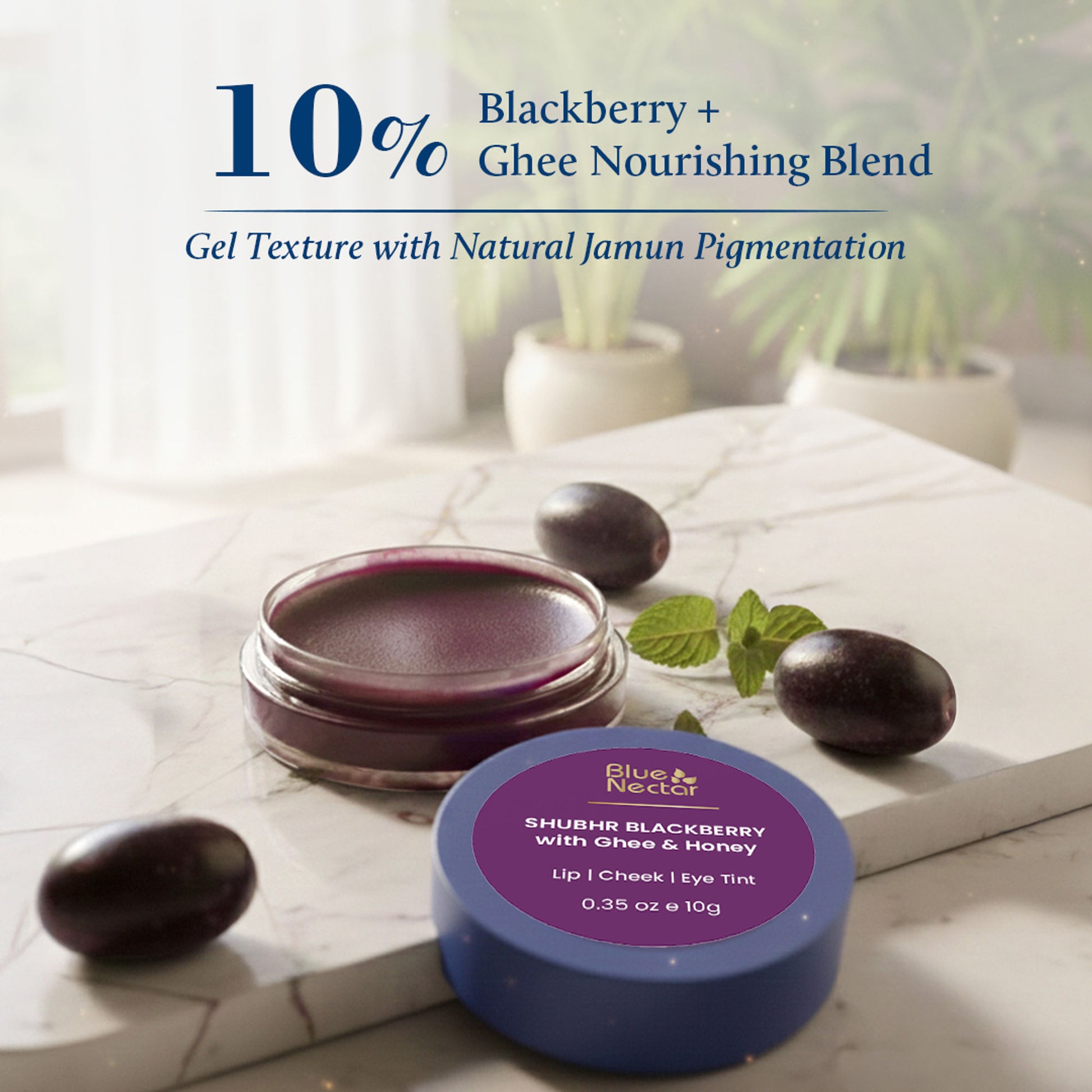 Blue Nectar Lip, Cheek & Eye Tint - Blackberry