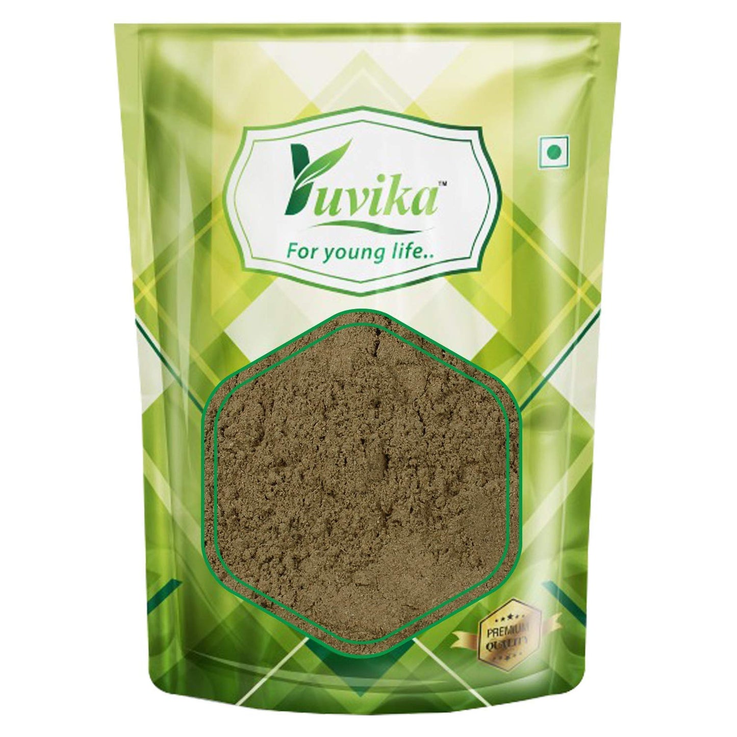 Yuvika Brahmi Booti Powder with Bacopa Monnieri and Centella Asiatica, Ayurvedic herbal powder for mental wellness and traditional remedies